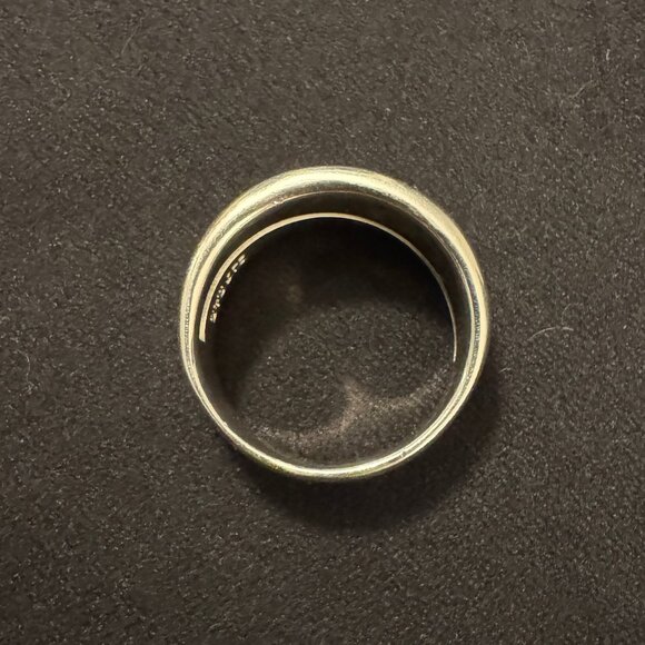 SS Robert Lee Morris RLM Studio Mid-Century 925 Size 8 Ring - Picture 5 of 5